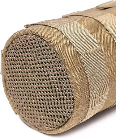 Acexier Tactical Molle Water Bottle Bag - Outdoor Hydration Gear for Camping Hiking & Fishing - Black Sports Travel Bag - Buy Online on SooperMarket.com