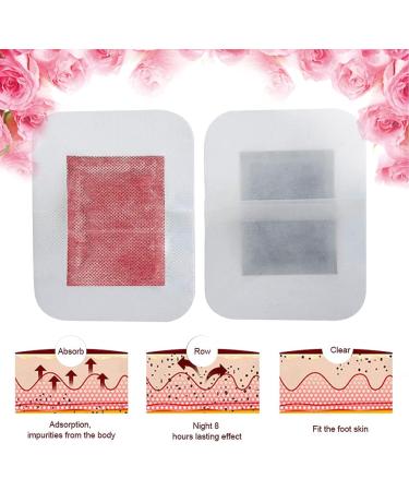 Bamboo Vinegar Natural Cleansing Foot Pads Feet Patches with Easy to Use Environmental Protection Breathable Skin-Friendly for Sleep Better Foot Care Relieve Stress (100 pcs) - Buy Online on SooperMarket.com