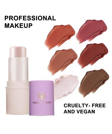 YOUNG VISION Contour Stick Makeup Bronzer and Matte Finish 1PCS-5#Chocolate - Buy Online on SooperMarket.com