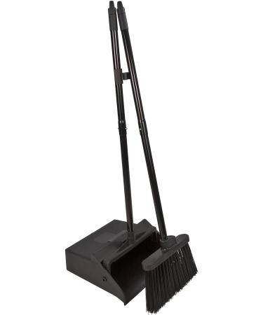 CFS 36141503 Duo-Pan Plastic Lobby Pan and Duo-Sweep Broom Combo, 36" Overall Length x 11-51/64" Width, Black