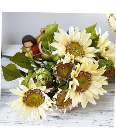 Cabilock Imitated Sunflower Bouquet 1pc Home Decor European Household Decoration European Style Sunflower Adornment Decorate - Buy Online on SooperMarket.com