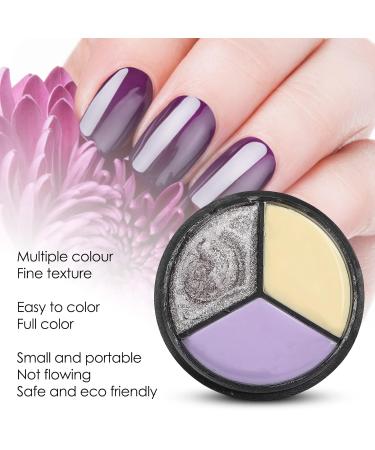 Shop Gel Nail Polish Cream - 3 Elegant Colors for Christmas Parties | Safe & Delicate DIY Nail Art | #10 Soy Milk White Flash Star Silver Sweet - Buy Online on SooperMarket.com