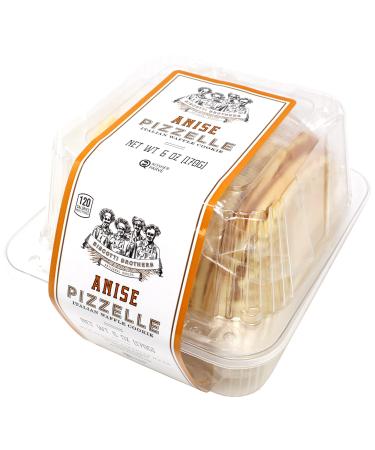 Biscotti Brothers Bakery Pizzelle Cookie, Anise, 6 Ounce