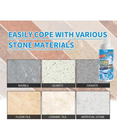 Stone Stain Remover Cleaner stone crystal plating agent Marble Cleaner Stain Remover Marble Stone Cleaner Polishes Effective Removal of Oxidation Rust Stains (2PC) - Buy Online on SooperMarket.com