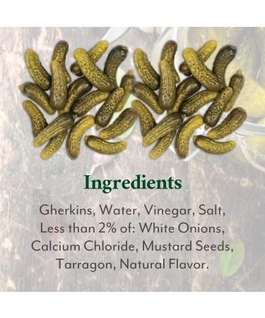 Roland Foods Premium Small Cornichons 4.1-Liter Can - Specialty Imported Pickles - Buy Online on SooperMarket.com