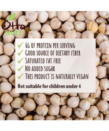 Otto Nuts - Dry Roasted Turkish Chickpeas with Sea Salt | Non-GMO Vegan Snack | High Protein 5.5 OZ Resealable Bag - Buy Online on SooperMarket.com