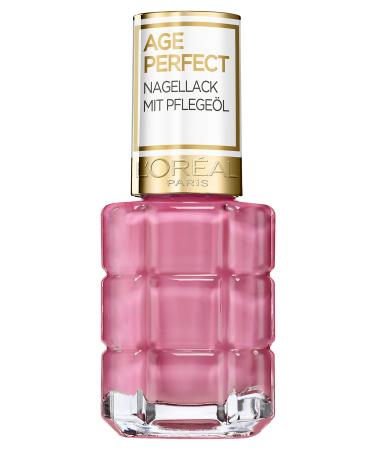 L 'Or al Paris Age Perfect Nail Polish with Care Oil 222 Jardin de Roses Rose 14 ml No. 222 Jardin de Roses