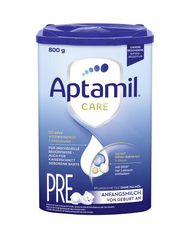 Aptamil Care PRE Infant milk from birth With DHA Lactose only Palm oil free Baby food Milk powder 1x 800 g