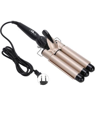 KUIKUI Triple Pipe Hair Curling Iron Wand - Fast Heating Adjustable Temperature for Healthy Styling | International Shipping Available - Buy Online on SooperMarket.com