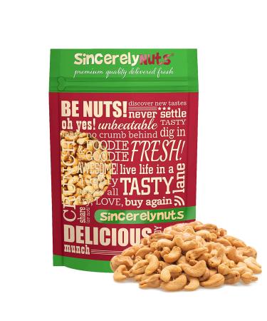 Sincerely Nuts  Whole Cashews - Roasted and Unsalted | High in Protein Everyday Healthy Snack - Rich in Nutrients |Vegan, Keto & Kosher | Gourmet Quality Vegan Cashew - 2 (LB). Bag 2 Pound (Pack of 1)