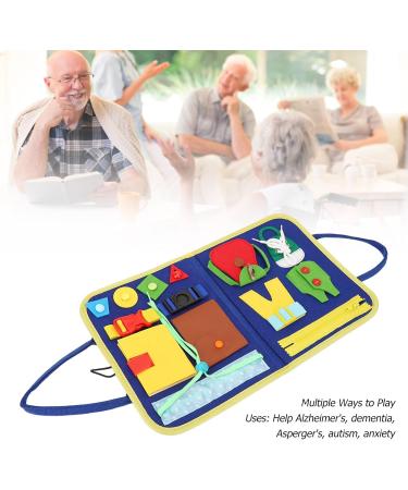 Natudeco Elderly Blanket Toy Clothing Clothing Learning Board Decompressing Toys To Relieve Anxiety Skin Friendly Light Portable Durable Home Care - Buy Online on SooperMarket.com