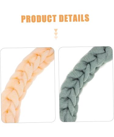 NOLITOY 2pcs Portable Bath Balls - Exfoliating Shower Loofah & Body Scrubber - Comfortable Cleaning Sponges for Adults - Buy Online on SooperMarket.com