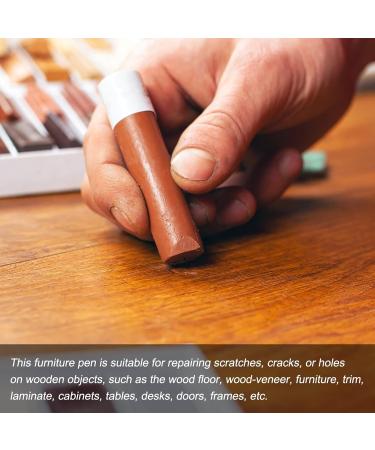 uxcell 10pcs Furniture Repair Wax Filler Sticks - Wood Scratch Filler Crayons for Touch Up Repair on Floors Tables Desks & More - Buy Online on SooperMarket.com