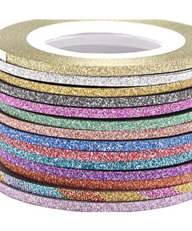 Dajidafu 14piece Easy To Nail Art Striping Tape Set Fashionable And Unique For Stunning Nails Paper Wide Application Multicolored Random Color 1MM - Buy Online on SooperMarket.com