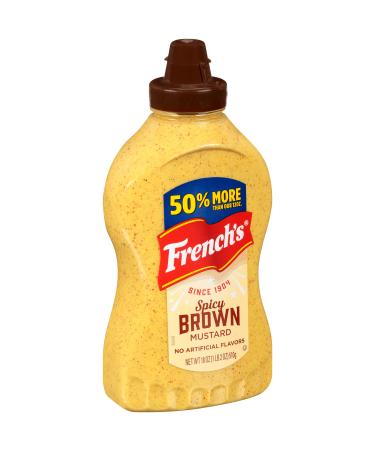 French's Spicy Brown Mustard, 18 oz