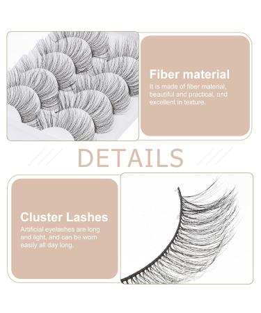 Shop KALLORY 5 Pairs Cat Eye Lashes - Natural Look Wispy 3D Short False Eyelashes - Soft Faux Makeup Supplies - International Shipping Available - Buy Online on SooperMarket.com