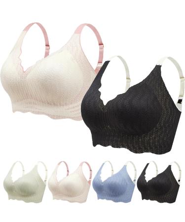 Jelly Gel Shaping Bra Jelly Gel Shaping Bra - All-Day Tender Care Jelly Gel Bras for Women XL Champagne+black