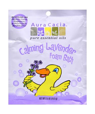 Aura Cacia Calming Foam Bath Lavender 2.5 oz (70.9 g)
