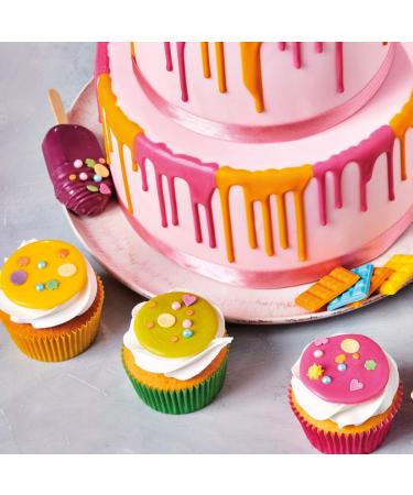 FunCakes Deco Melts Lime Green 250g - AZO Free | Vibrant and Easy-to-Use Decorating Chocolate - Buy Online on SooperMarket.com