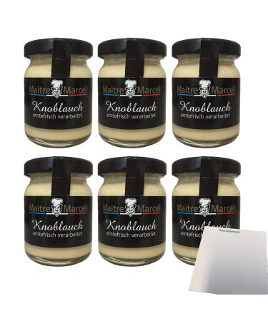 Maitre Marcel Garlic 6-pack (6x50g jar) + usy block