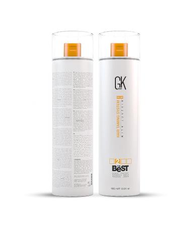 GK HAIR Global Keratin Smoothing Treatment - 33.8 Fl Oz/1000ml - Brazilian Complex Blowout for Silky Smooth Hair - Buy Online on SooperMarket.com