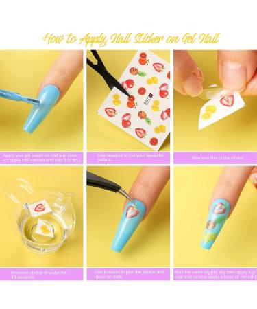 Teenitor Nail Art Decoration Kit - 50 Sheets Stickers, Water Decals, Rhinestones, Glitter, Foils, Striping Tape, Flowers Slices - Buy Online on SooperMarket.com