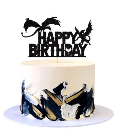1 piece of dragon theme cupcake topper mythical stories Torte decoration picks realistic cake attachment tortendendeko young wedding birthday event party animals theme topic party decoration care dragon-8