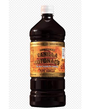 Mexican Vanilla Totonac's Pure Vanilla Flavoring, 33.2 Fluid Ounce 33.2 Fl Oz (Pack of 1)