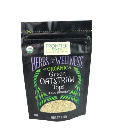 Frontier Co-op Organic Green Oatstraw Tops 2.19 oz (62 g)
