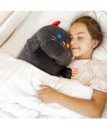 28in Black Cat Plush Pillow Stuffed Animal - Soft Squishy Toy for Kids - 28inch/70cm - Buy Online on SooperMarket.com
