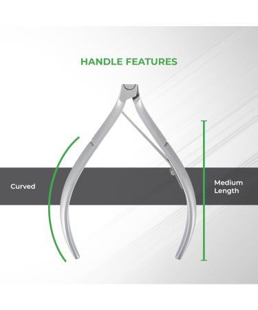 NGHIA Cuticle Nipper - D-04 JAW 12 | Stainless Steel | Durable and Sharp | Ergonomic Design | Grey Plated | Ideal for Salons and Home Use - Buy Online on SooperMarket.com