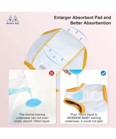 MOEMOE BABY Absorbent Potty Training Underwear 4T Dinosaur Aerospace Park | Cotton Toddler Training Pants 2-6T - Buy Online on SooperMarket.com