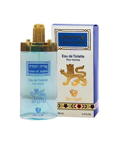 Lion of Judah Eau de Toilette Authentic men fragrance from Holy Land cologne for men 100 ml | 3.4 fl. oz - Long-Lasting Sweet Fresh & masculine Unique religious gifts for men (Lion of Judah)