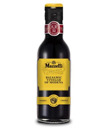 Mazzetti Balsamic Vinegar Of Modena Salad Series. Tangy And Light. Perfect Dressings And Marinades. Made In Italy Yellow Label 250 ml (Pack of 1)