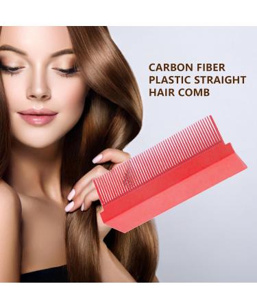 Hair Straightener Comb - Pink Barber Straightening Brush & Styling Attachment for Flat Iron | International Shipping Available - Buy Online on SooperMarket.com