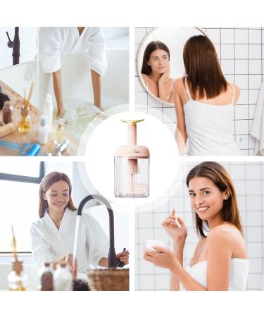 Virtcooy Foam Maker for Face Wash - Type Rotating Facial Cleanser Foaming Bottle Automatic Rebound - Detachable Facial Cleansing Tools for Travel Household Fine Foam Deep Cleansing Pink - Buy Online on SooperMarket.com