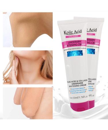 Kojic Acid Skin Lightening Cream Underarm Cream Intimate Area Dark Spot Corrector Whitening Cream for Body Underarms Armpit Knees Legs and Inner Thigh Cream for Acanthosis Nigricans Non-Greasy - Buy Online on SooperMarket.com