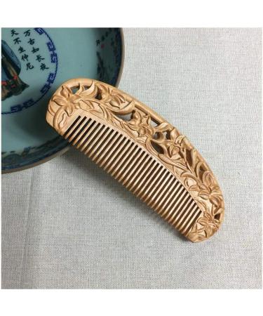 Comb Household Jewelry Hairdressing Retro Engraving Travel Care Portable Comb Natural wooden comb (Color : 2) - Buy Online on SooperMarket.com