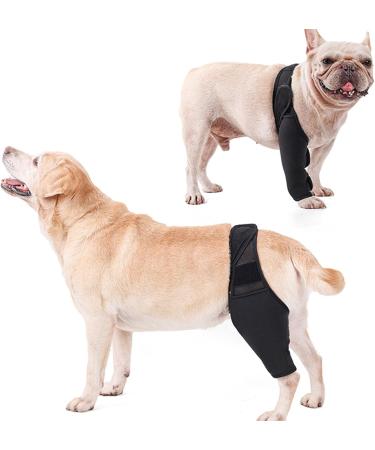 Dog Knee Brace Adjustable Dog Rear Leg Brace Soft Breathable Dog Knee Support Brace for Elderly Disabled Injured Dogs Both Back and Front Legs (M) - Buy Online on SooperMarket.com