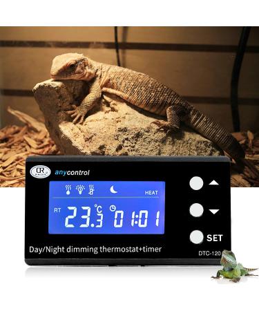 areclern Reptile Temperature Controller Thermostat Day-Night Dimming Digital Reptile Thermostat Timer Cooling Heating Mode LCD Display Multipurpose Thermostat for Aquarium Terrarium UK - Buy Online on SooperMarket.com