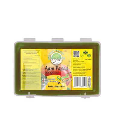 Aryan Aam Papad Dried Mango Jelly Slices- 170gm (Sweet & Sour)
