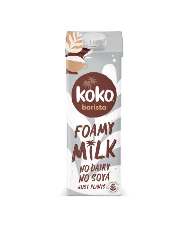 Koko Barista 6 x 1L | Foamable Delicious Plant Based Barista Milk | Ambient Long Life | Allergen Free | Healthy & Vegan | Sustainably Grown Farmed and Produced | No Monkey Business