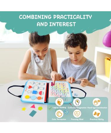 Azalee Busy Board - Montessori Dinosaur Activity Toy for Kids | Enhance Motor Skills & Basic Life Skills - Buy Online on SooperMarket.com