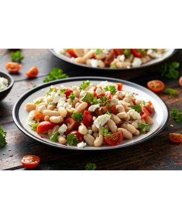 Organic Cannellini Beans 1kg - High Fibre High Protein No Additives No Preservatives Raw Vegan GMO-Free - Nutritious and Flavorful - Great for Soups Salads and Casseroles - Thames Organic - Buy Online on SooperMarket.com