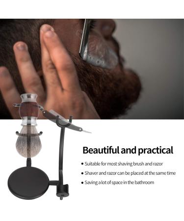 Professional Shaving Brush Holder & Stand - Universal Metal Safety Razor & Brush Holder for Men | Ideal for Face Care - Buy Online on SooperMarket.com