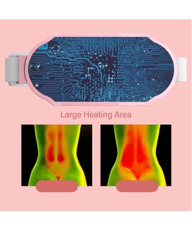 Wireless Heating Cushions for Pain Relief | 6 Heat & Vibration Levels | Portable USB Heating Pillows for Menstrual Relief | International Shipping - Buy Online on SooperMarket.com