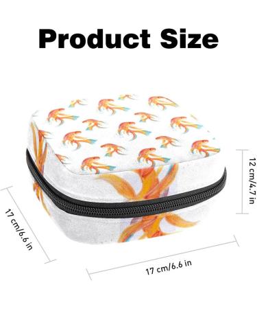 Anna Cowper Fish Sanitary Napkin Storage Bag - Portable Period Pouch for Women & Teens - Multicolored - 1Pcs - Buy Online on SooperMarket.com