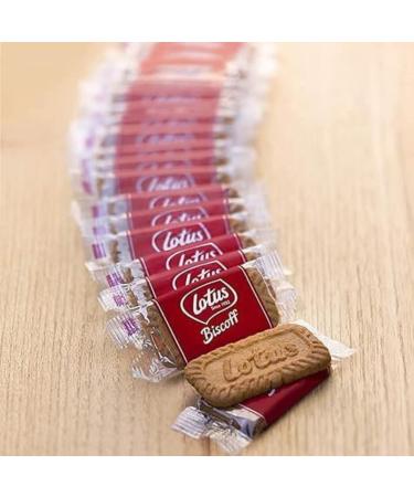 Lotus Biscoff Original Caramelised Single Biscuits | Pack of 50 | Individually Wrapped | Suitable for Vegans | Biscuit Gift Box with 50 Lotus Biscuits - Buy Online on SooperMarket.com
