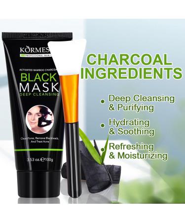 Blackhead Remover Mask - Charcoal Peel Off Face Mask for Pore Cleansing & Skin Care 100g | Unisex Blackhead Treatment - Buy Online on SooperMarket.com