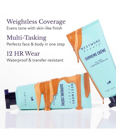 Westmore Beauty Supreme Creme All Over Complexion Perfector - Tan 3.3 Fl Oz | International Shipping Available - Buy Online on SooperMarket.com